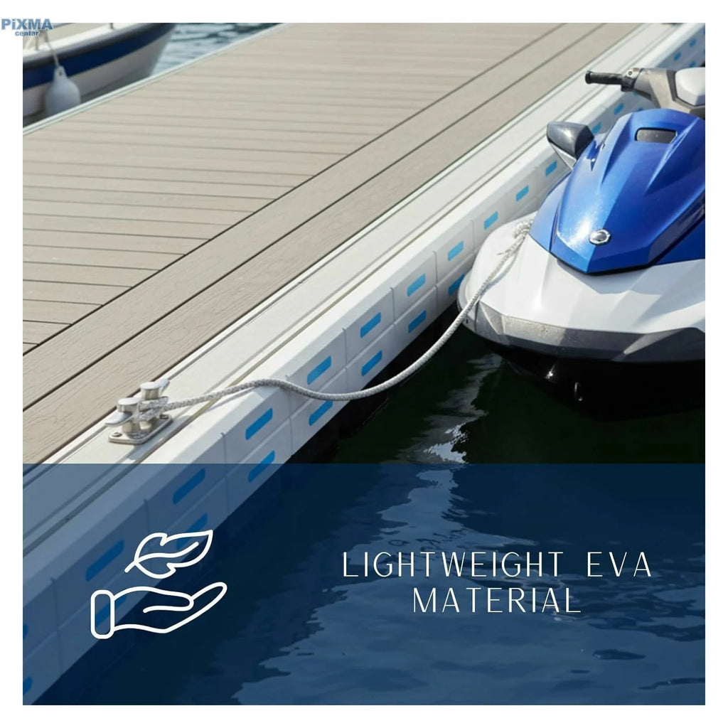 Steigerfender - EVA foam - hoek 50 x 8 x 6 cm  - zwart - waterdicht