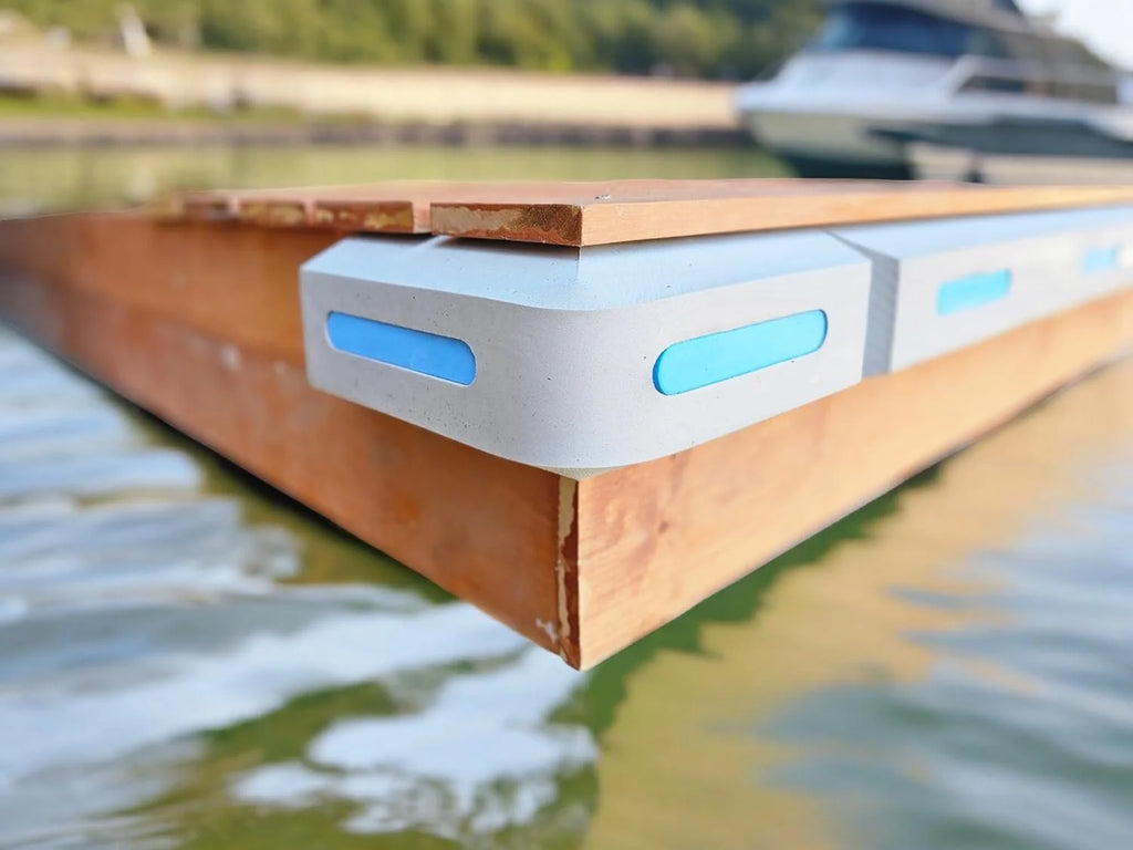 Steigerfender - EVA foam - hoek 50 x 12 x 6 cm  - grijs - waterdicht
