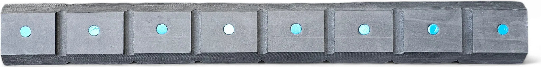 Steigerfender - EVA foam -  rond 100 x 12 x 6 cm  - zwart - waterdicht